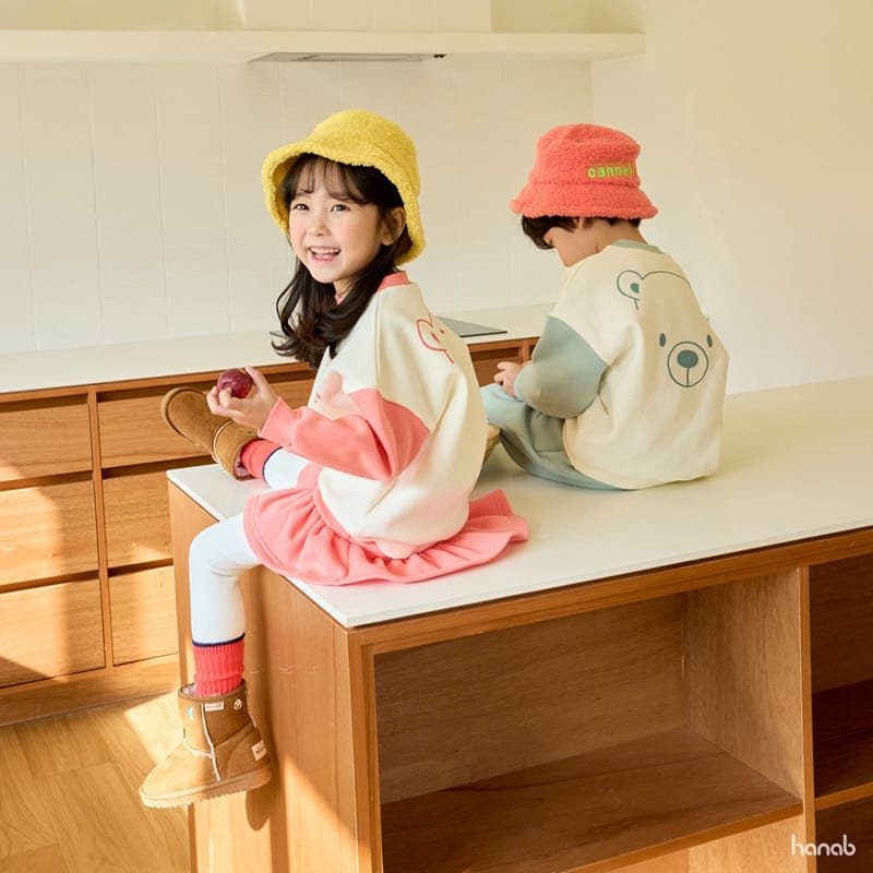 HANAB - Korean Children Fashion - #Kfashion4kids - Nice Bear Top Bottom Set - 12