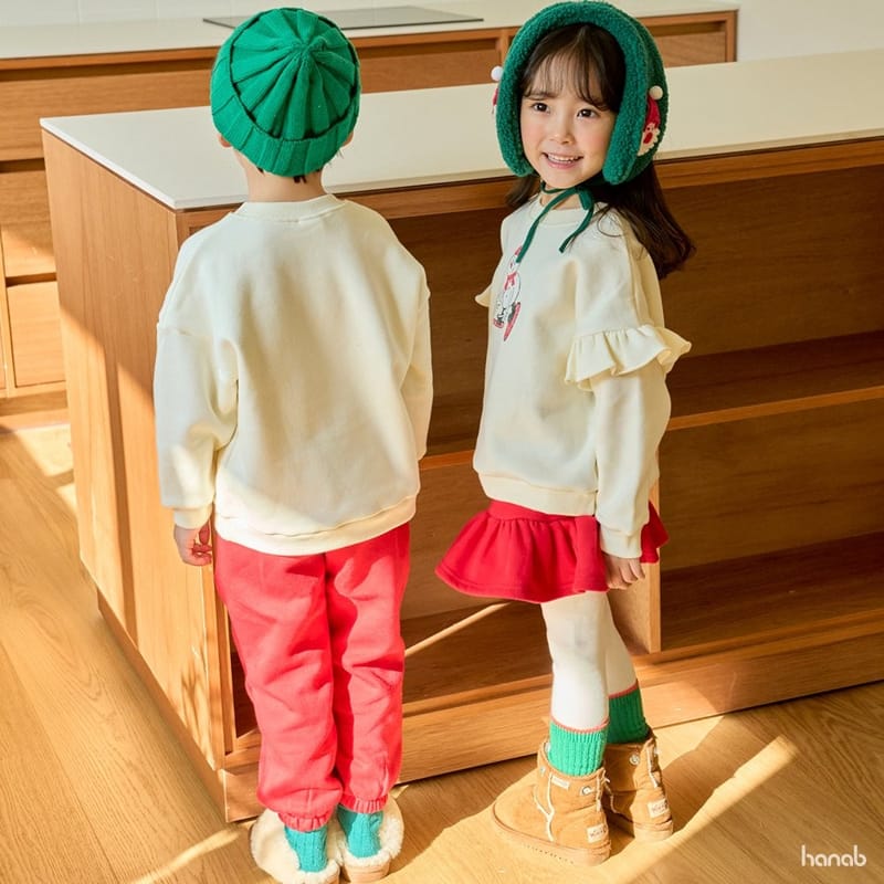 HANAB - Korean Children Fashion - #Kfashion4kids - Snowman Top Bottom Set - 2