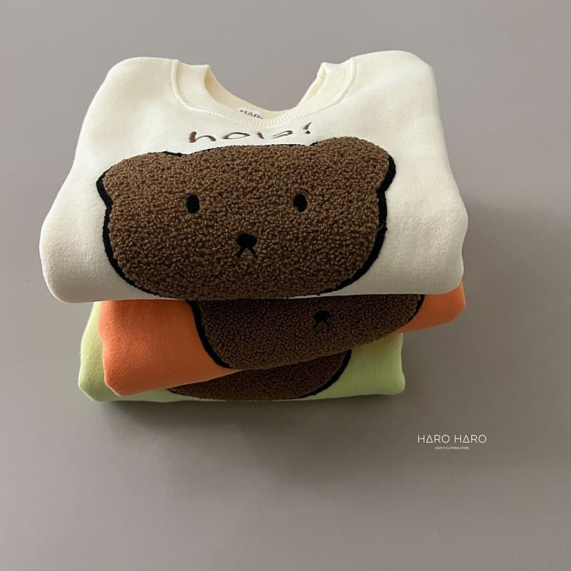 HARO HARO - Korean Children Fashion - #Kfashion4kids - Hola Bear Sweatshirt - 8