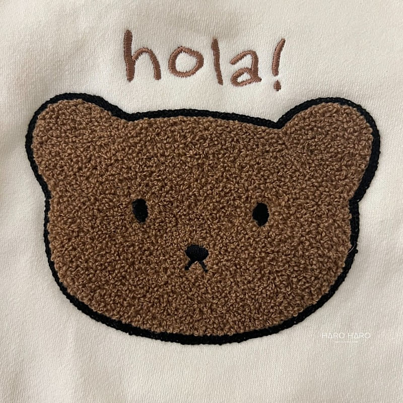 HARO HARO - Korean Children Fashion - #Kfashion4kids - Hola Bear Sweatshirt - 9