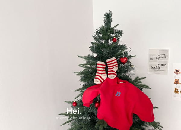 HEI - Korean Children Fashion - #Kfashion4kids - Socks Sweatshrit