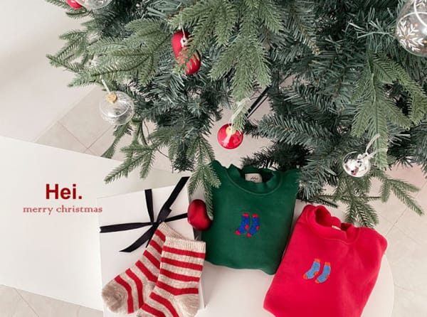 HEI - Korean Children Fashion - #Kfashion4kids - Socks Sweatshrit - 11