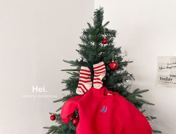 HEI - Korean Children Fashion - #Kfashion4kids - Socks Sweatshrit - 3