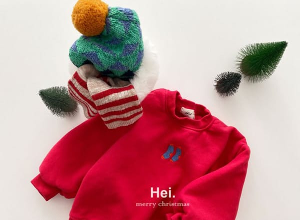 HEI - Korean Children Fashion - #Kfashion4kids - Socks Sweatshrit - 6