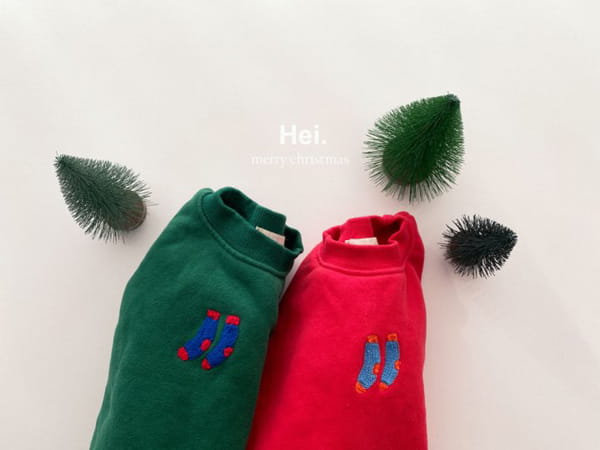 HEI - Korean Children Fashion - #Kfashion4kids - Socks Sweatshrit - 7