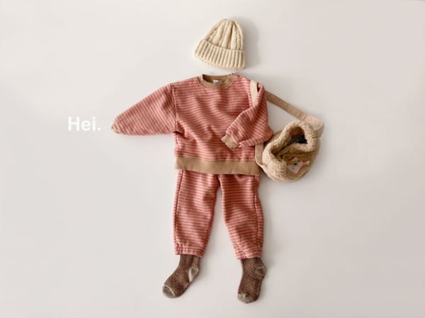 HEI - Korean Children Fashion - #Kfashion4kids - Vacation Top Bottom Set - 5