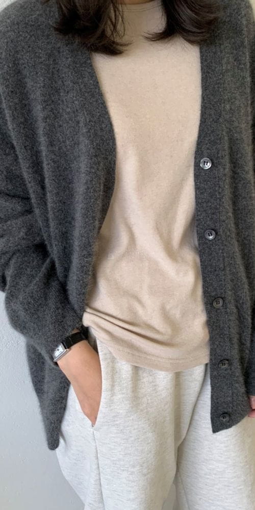 IMAGINE - Korean Children Fashion - #Kfashion4kids - Fox Simple Cardigan
