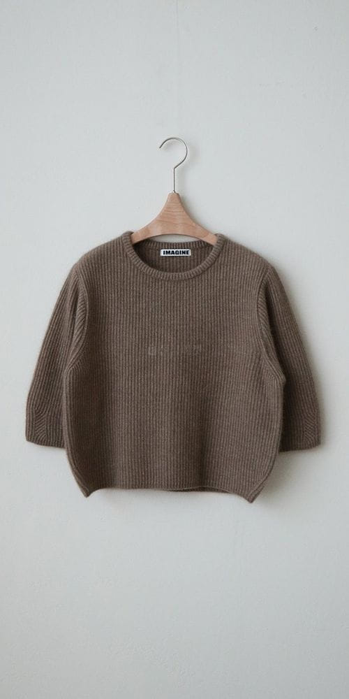 IMAGINE - Korean Children Fashion - #Kfashion4kids - Short Knit Tee - 3