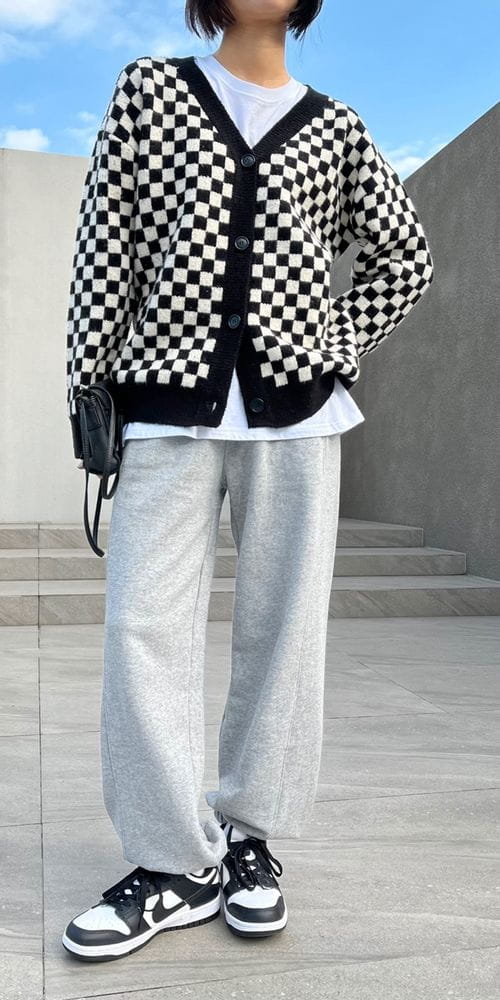 IMAGINE - Korean Children Fashion - #Kfashion4kids - Checker Board Cardigan - 3