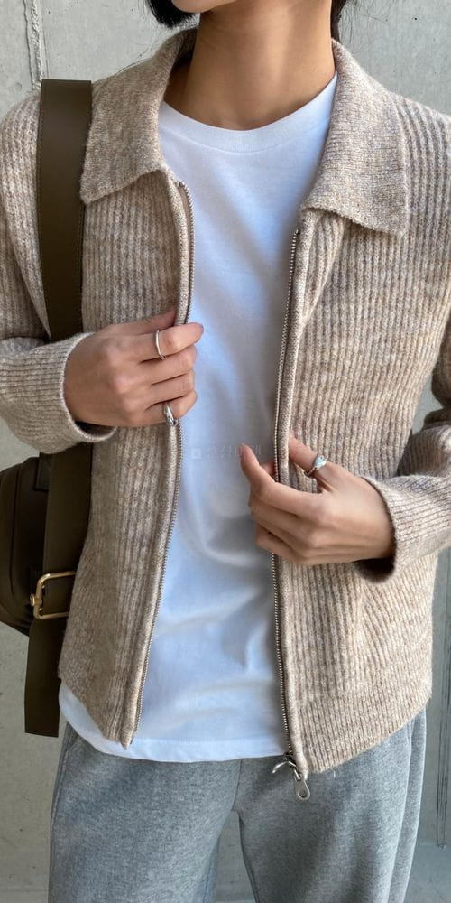 IMAGINE - Korean Children Fashion - #Kfashion4kids - Tami Zipper Cardigan - 3