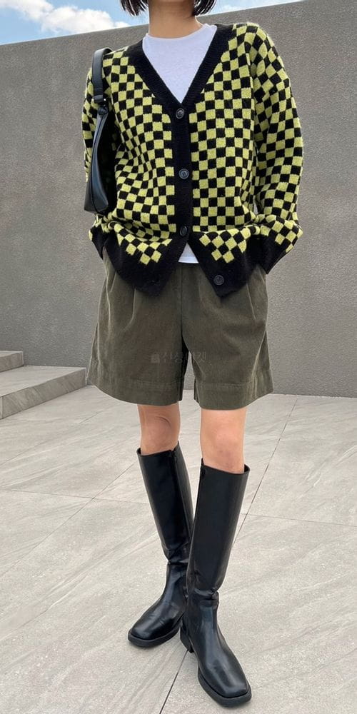 IMAGINE - Korean Children Fashion - #Kfashion4kids - Checker Board Cardigan - 2