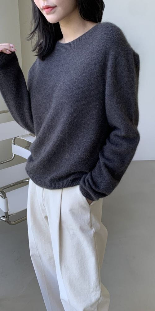 IMAGINE - Korean Children Fashion - #Kfashion4kids - Whole Gament Knit Tee