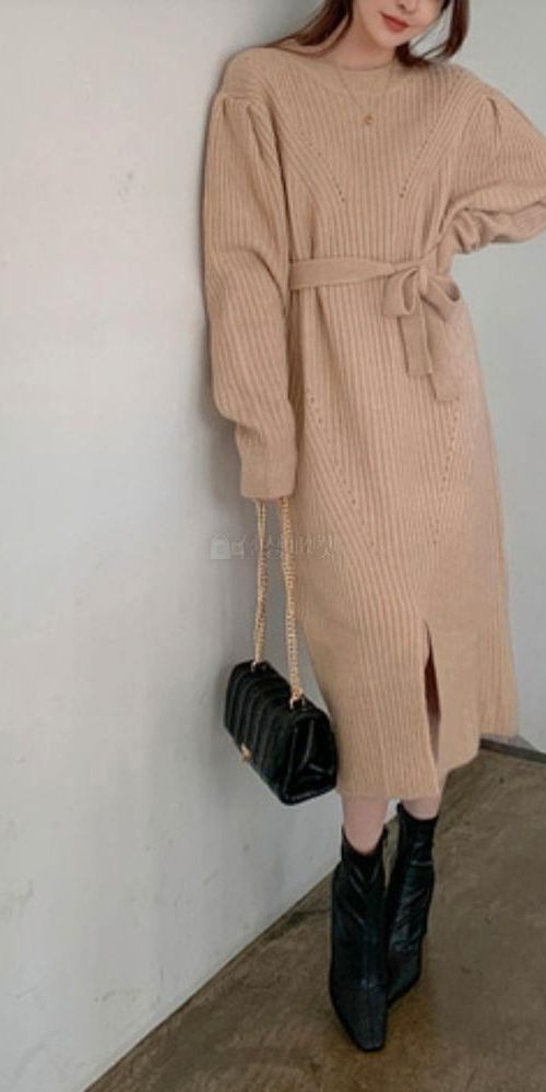 JAGGOOWA - Korean Children Fashion - #Kfashion4kids - Some Day Knit One-piece