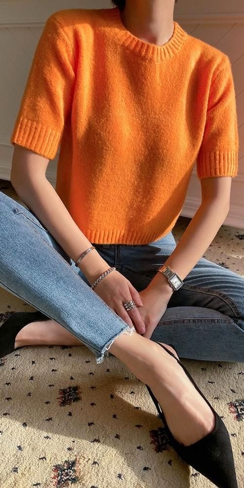 JAGGOOWA - Korean Children Fashion - #Kfashion4kids - Kelly Knit Tee - 4