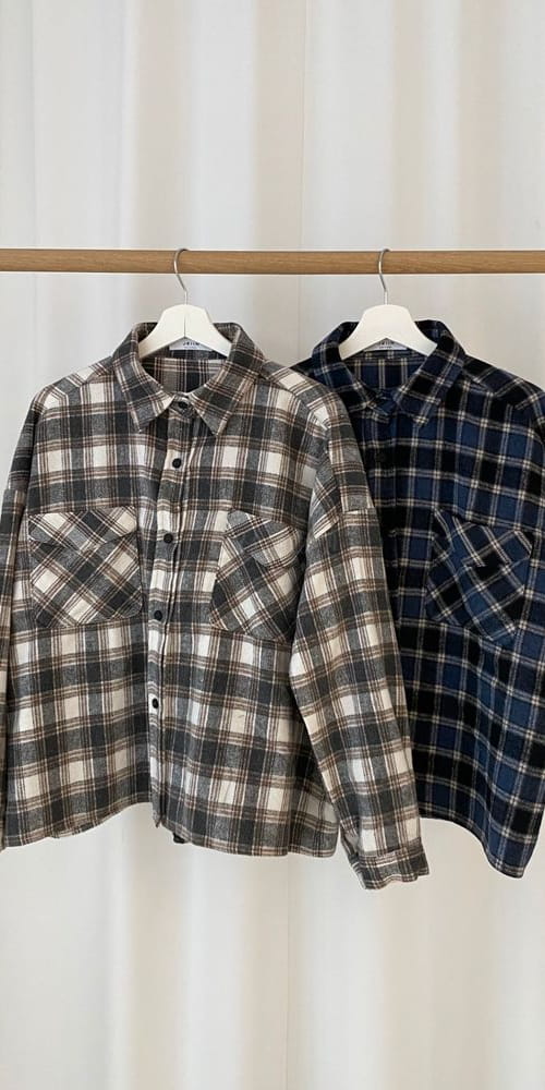 JEIIN - Korean Children Fashion - #Kfashion4kids - Check Shirt - 4