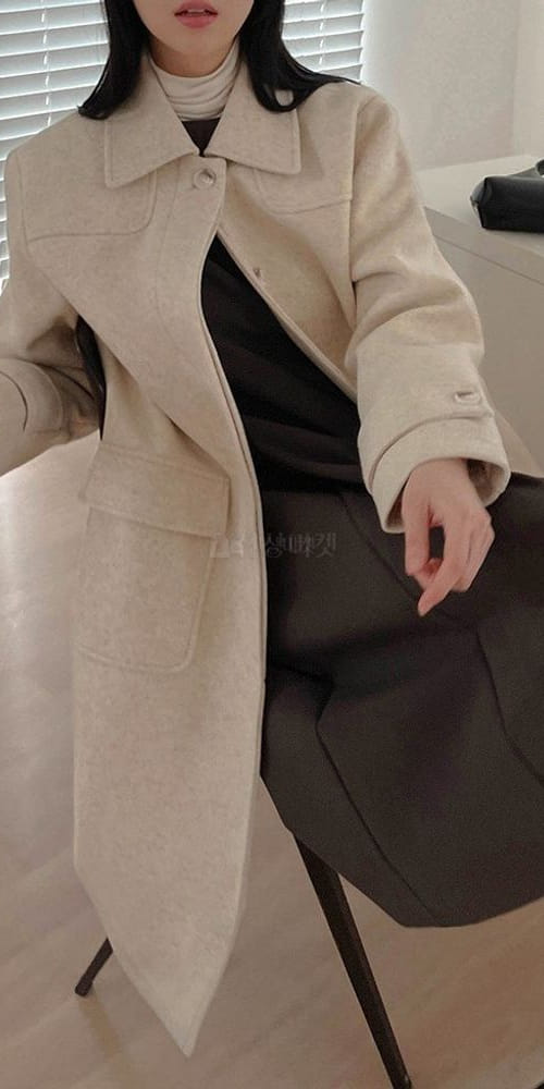 JEIIN - Korean Children Fashion - #Kfashion4kids - Line Long Coat - 2