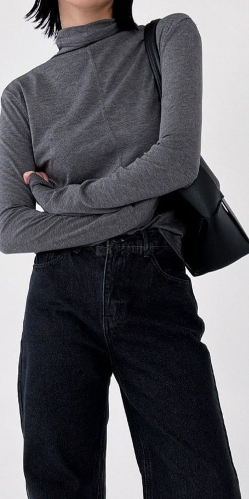 JEIIN - Korean Children Fashion - #Kfashion4kids - Season Turtleneck Tee - 3