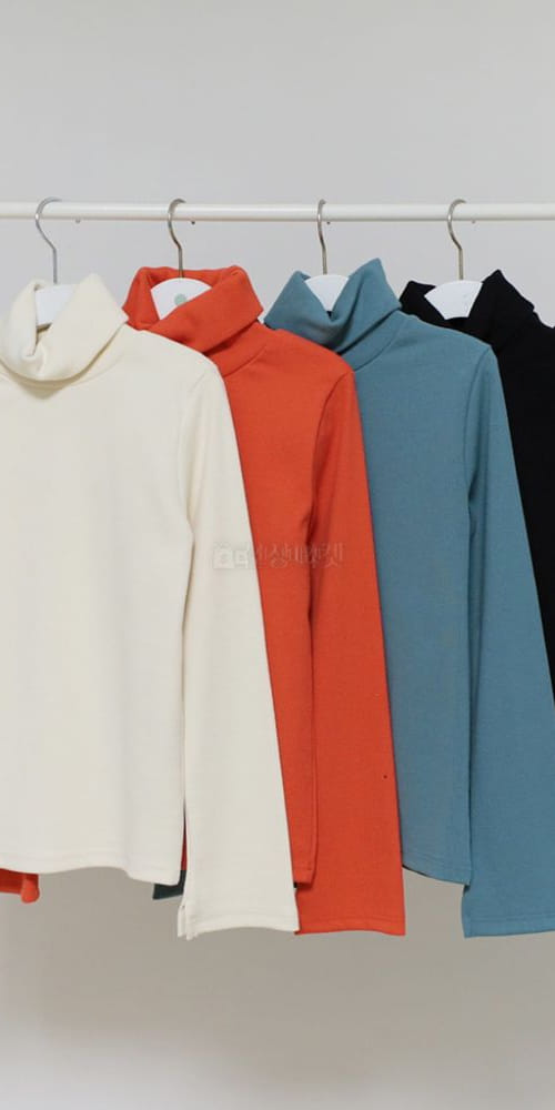 JNEEDS - Korean Children Fashion - #Kfashion4kids - Sticky Turtleneck Tee - 3