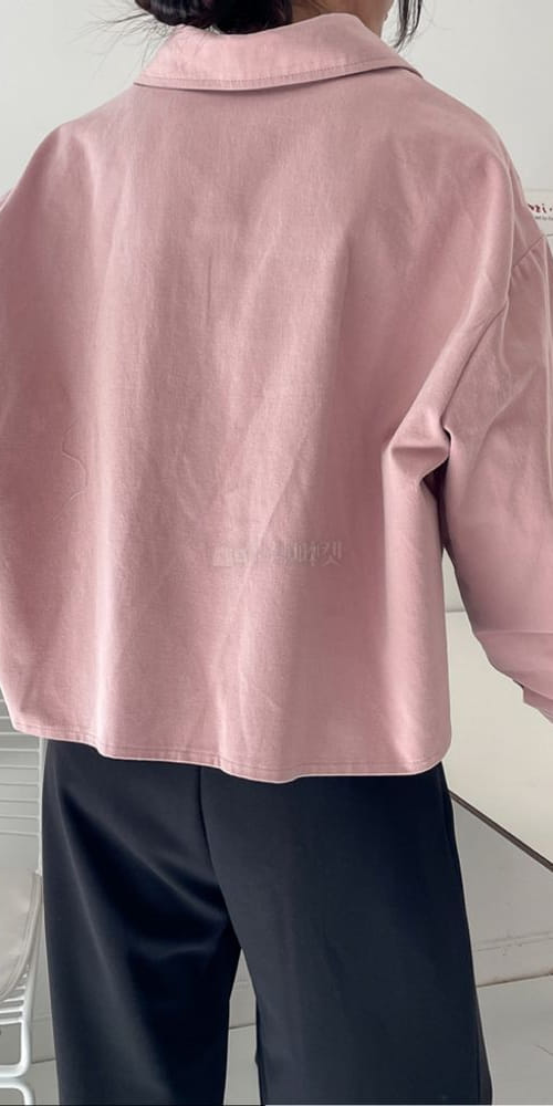JNEEDS - Korean Children Fashion - #Kfashion4kids - Crop Shirt Blouse