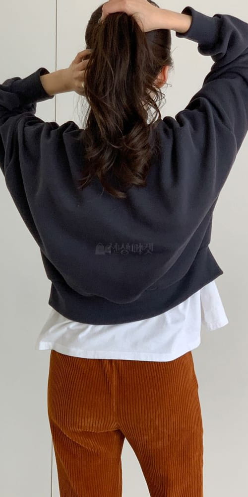 JNEEDS - Korean Children Fashion - #Kfashion4kids - Fleece Crop Sweatshirt - 3