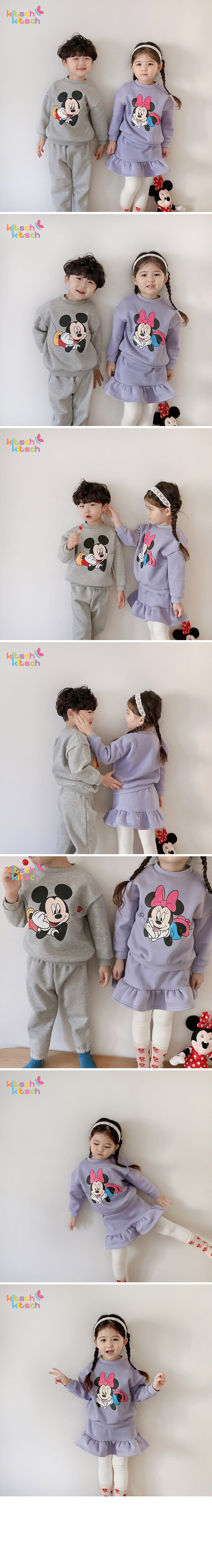 KITSCH KITSCH - Korean Children Fashion - #Kfashion4kids - Look At Me Top Jogger Pants Set - 4