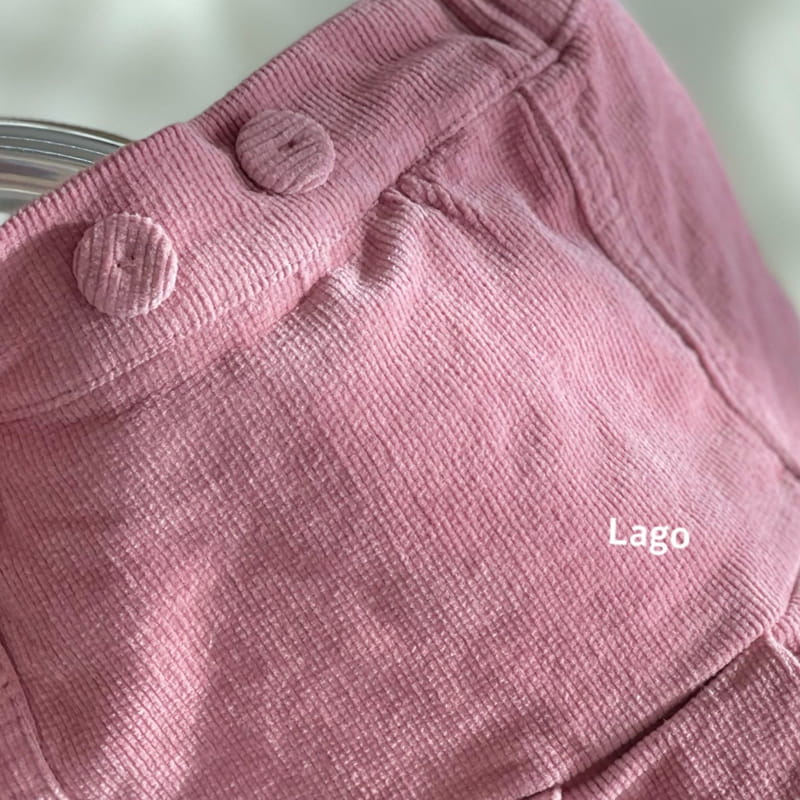 LAGO - Korean Children Fashion - #Kfashion4kids - Button Skirt Pink