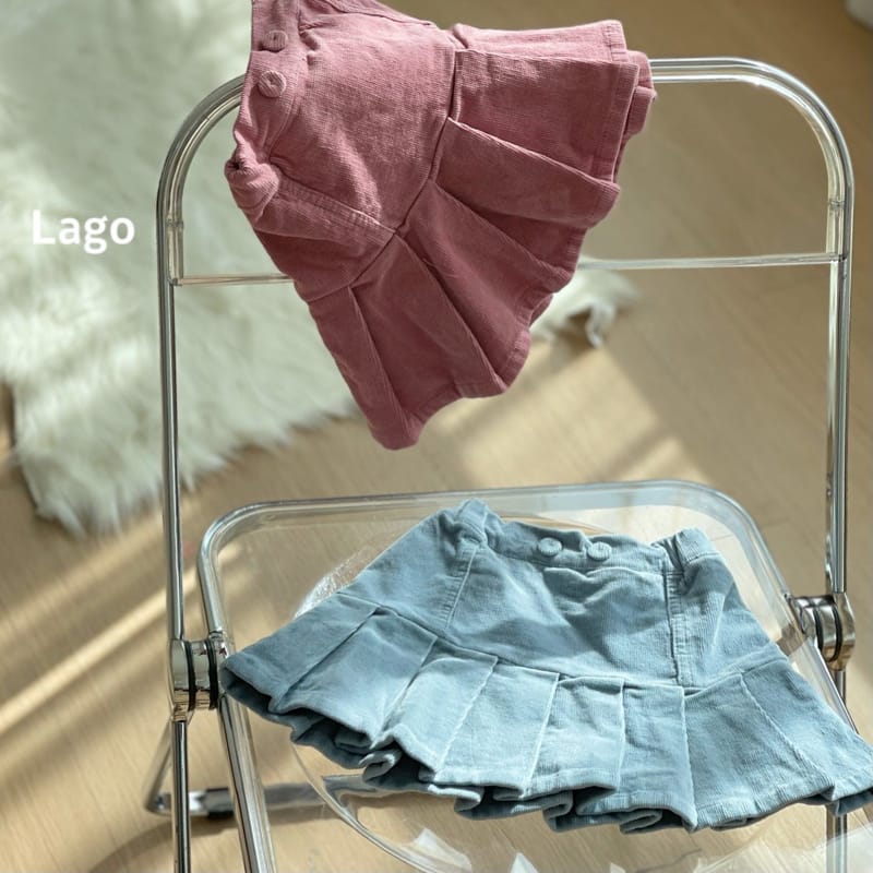 LAGO - Korean Children Fashion - #Kfashion4kids - Button Skirt Pink - 2