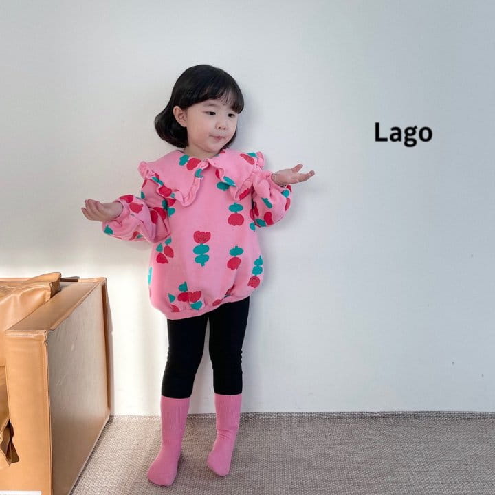 LAGO - Korean Children Fashion - #Kfashion4kids - Big Kara Long Tee Pink