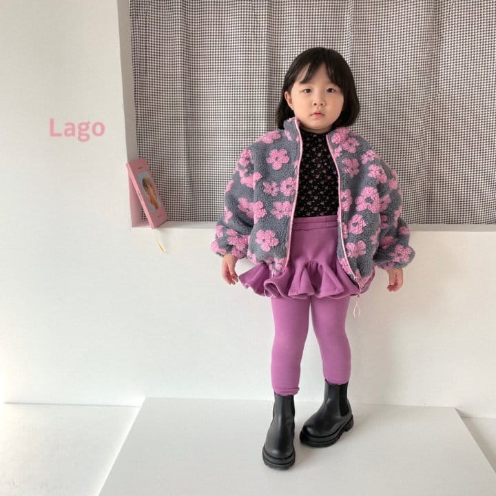 LAGO - Korean Children Fashion - #Kfashion4kids - Flower Dumble Jumper Pink
