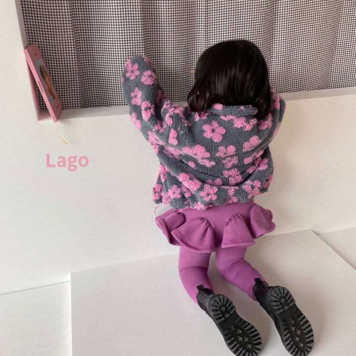 LAGO - Korean Children Fashion - #Kfashion4kids - Flower Dumble Jumper Pink - 2