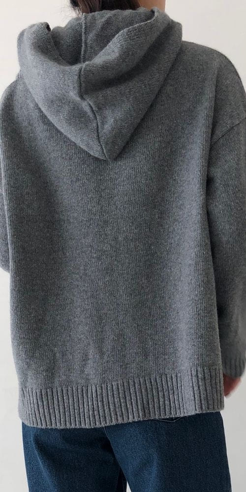 LAVE - Korean Children Fashion - #Kfashion4kids - Nothing Turtleneck Hoody Knit - 3