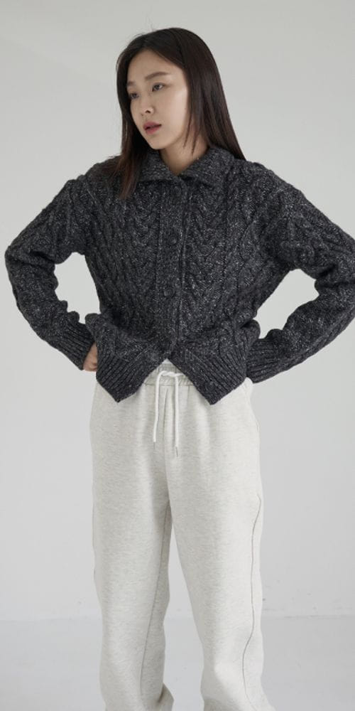 LAVE - Korean Children Fashion - #Kfashion4kids - Twist Collar Cardigan