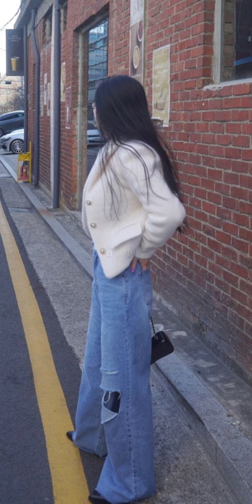 LAYLA - Korean Children Fashion - #Kfashion4kids - Two Cut Jeans - 3