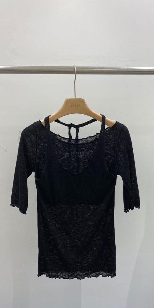 LAYLA - Korean Children Fashion - #Kfashion4kids - Holter Layered Tee - 4