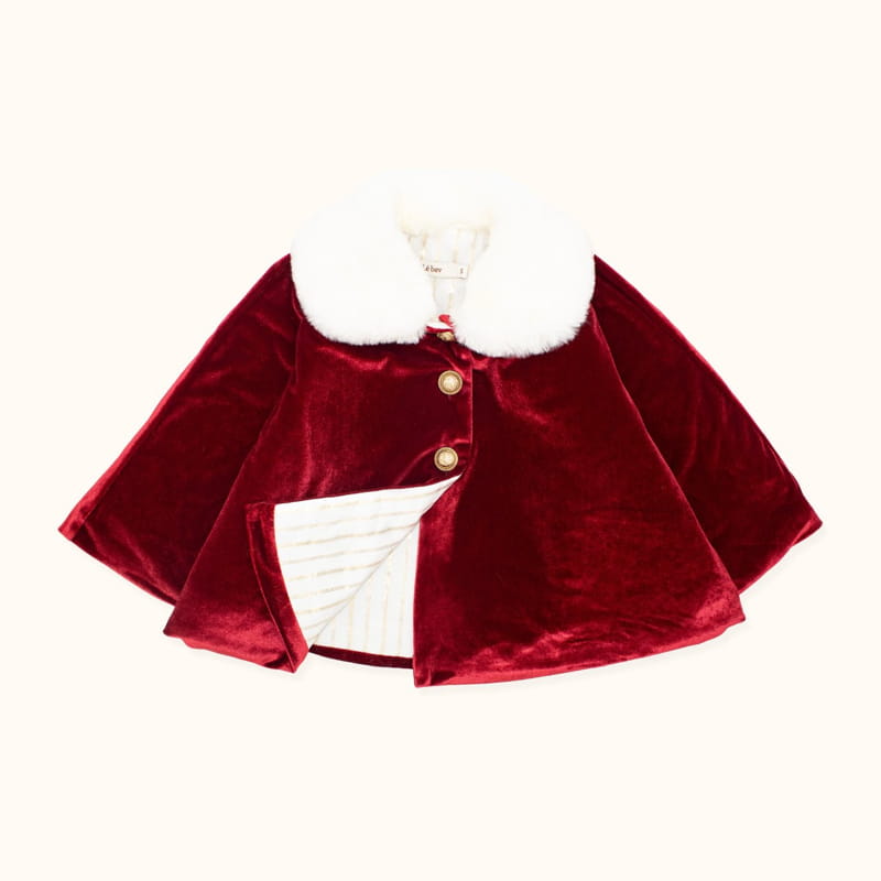 LE BEV - Korean Children Fashion - #Kfashion4kids - Noel Cape - 3
