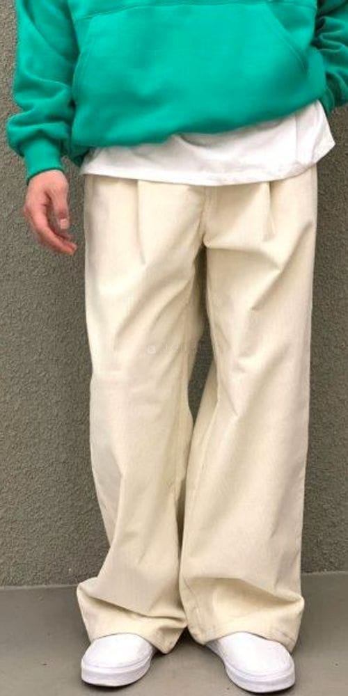 LE REVE - Korean Children Fashion - #Kfashion4kids - Rib Two Tuck Wide Pants