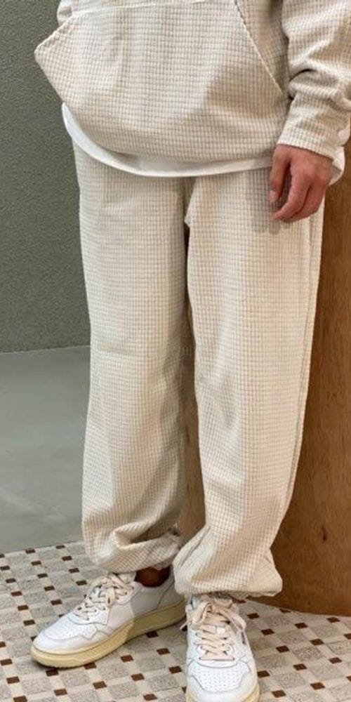 LE REVE - Korean Children Fashion - #Kfashion4kids - Cube Terry Jogger Pants - 2