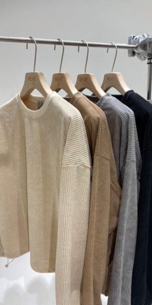 LE REVE - Korean Children Fashion - #Kfashion4kids - Terry Pleats Sweatshirt