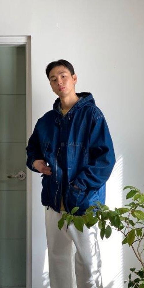 LE REVE - Korean Children Fashion - #Kfashion4kids - Denim Hoody Jacket - 2