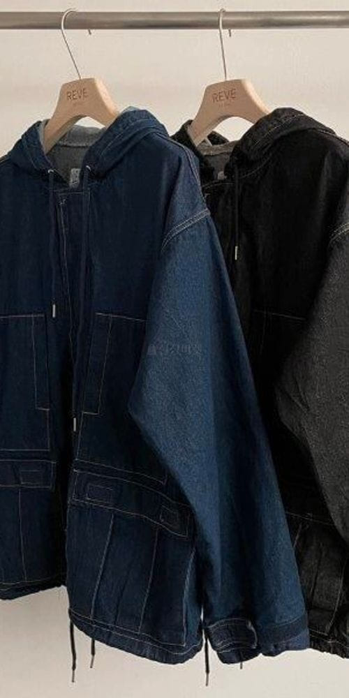 LE REVE - Korean Children Fashion - #Kfashion4kids - Denim Hoody Jacket - 4