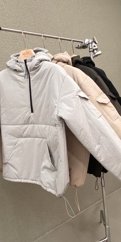 LE REVE - Korean Children Fashion - #Kfashion4kids - Camp Padding Hoody - 4