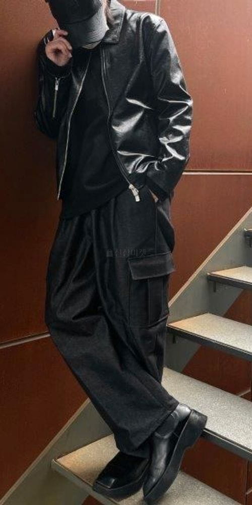 LE REVE - Korean Children Fashion - #Kfashion4kids - Denim Wide Cargo Pants
