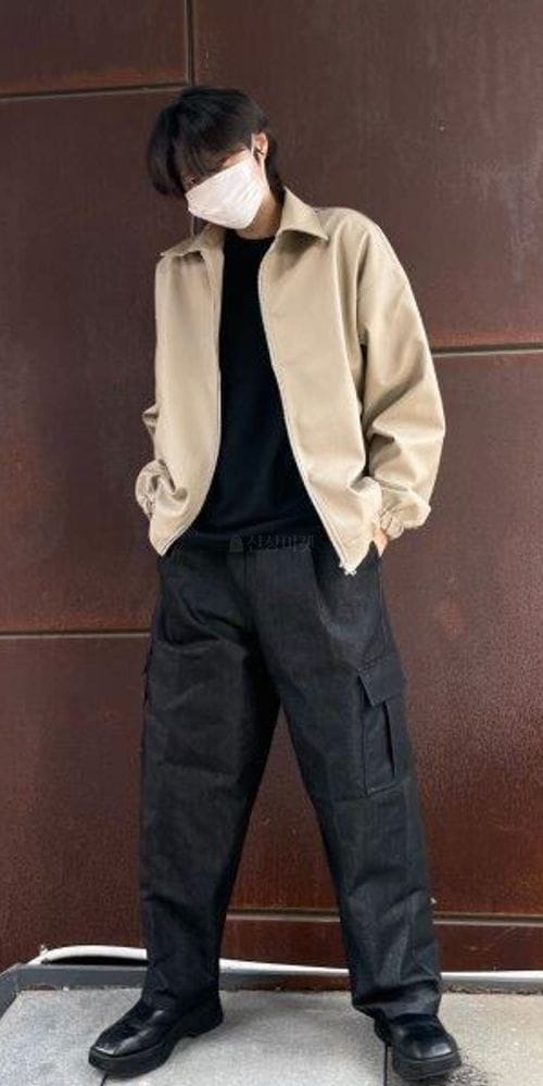 LE REVE - Korean Children Fashion - #Kfashion4kids - Denim Wide Cargo Pants - 3