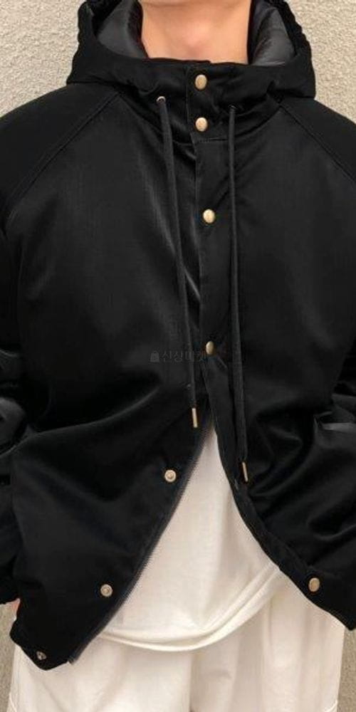 LE REVE - Korean Children Fashion - #Kfashion4kids - Leather Twill Hoody - 2