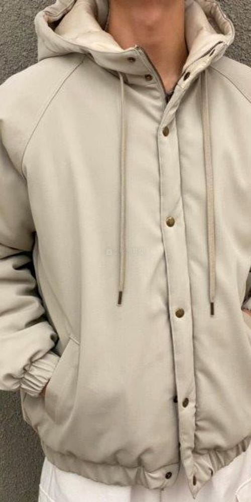 LE REVE - Korean Children Fashion - #Kfashion4kids - Leather Twill Hoody - 3