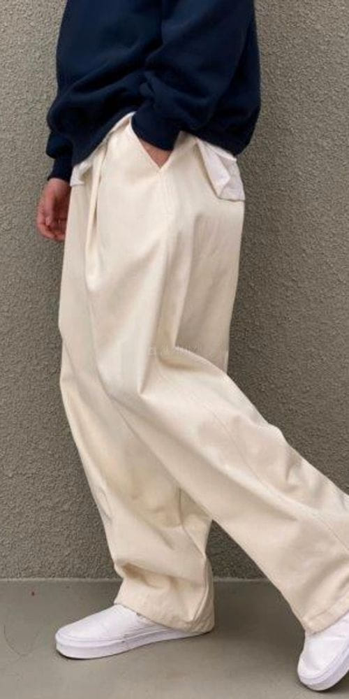 LE REVE - Korean Children Fashion - #Kfashion4kids - Balloon Twill Wide Pants - 3