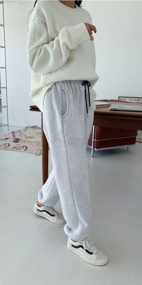 LEOPARD - Korean Children Fashion - #Kfashion4kids - Fleece Stitch Hoody Jogger Pants Set - 3