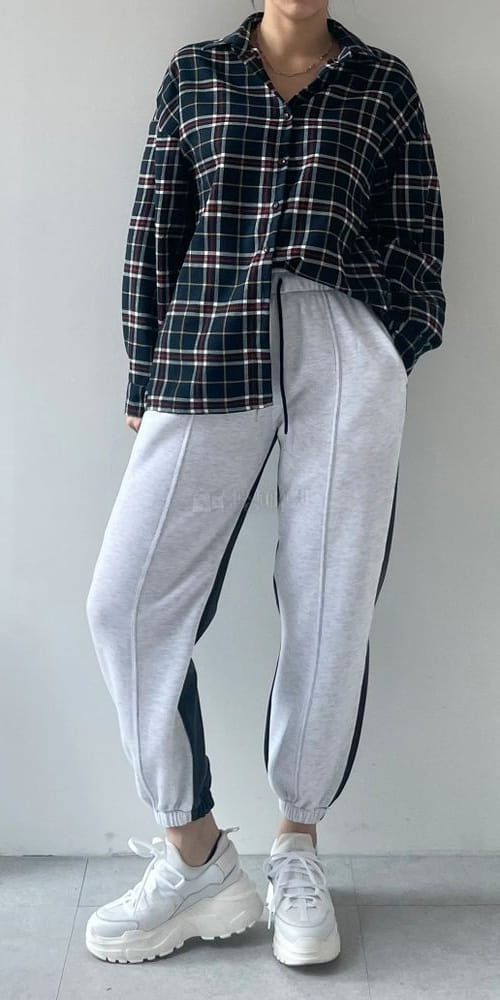 LEOPARD - Korean Children Fashion - #Kfashion4kids - FleeceLeather Color Jogger Pants - 7
