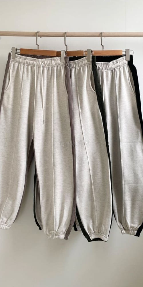 LEOPARD - Korean Children Fashion - #Kfashion4kids - Rib Color Jogger Pants - 4