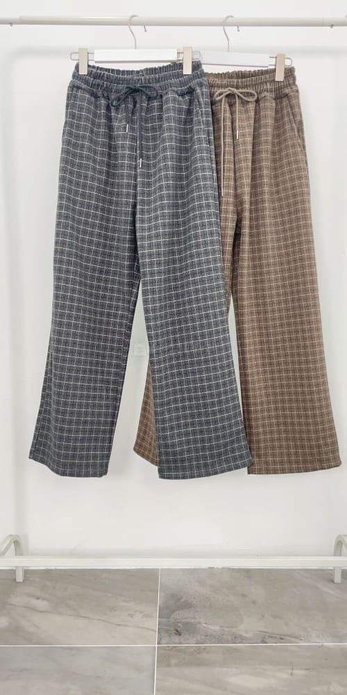 LEOPARD - Korean Children Fashion - #Kfashion4kids - Glen Check PANts - 4